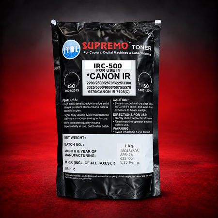ITDL IRC500 H Toner Powder (1 KG) for Canon Image Runner IR3300 / IR2200 / IR5000 / IR6000 / IR2525